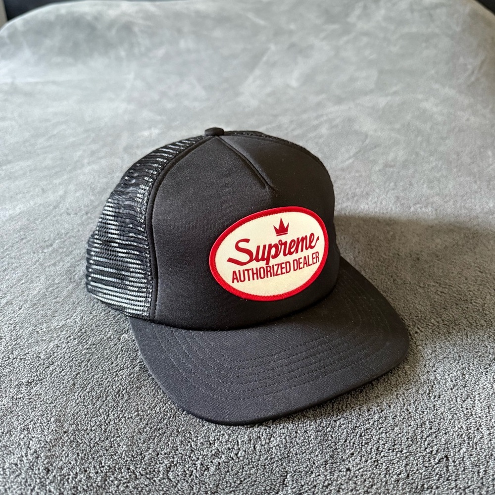 Supreme Black Mesh Cap